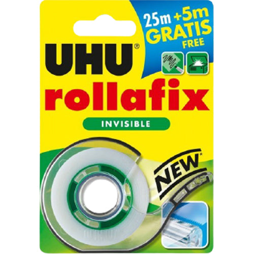 UHU Rollafix Invisible Tape Clear - Al Masam Stationery LLC Main image