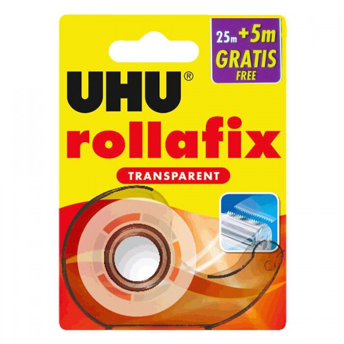 UHU Rollafix transparent Tape - Al Masam Stationery LLC Main image