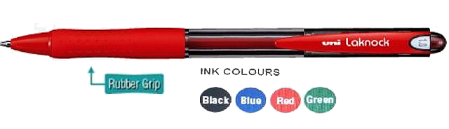 Uni lacknock 1.0mm - Al Masam Stationery LLC Main image