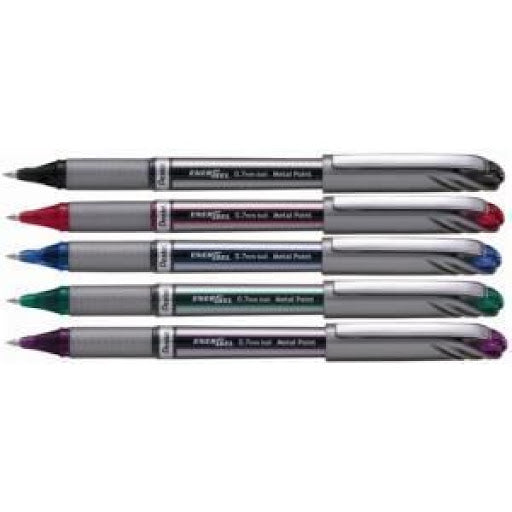 Pentel BL27 Energel Roller Pen Metal Tip 0.7mm - (Pack of 5) - Al Masam Stationery LLC
