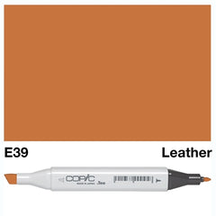 Experience superior quality and precision with the COPIC SKETCH MARKER E 39 LEATHER. Perfect for artists and designers, this marker offers vibrant color and long-lasting durability. Its sleek leather design adds a touch of sophistication to your collection. Elevate your artwork with the COPIC SKETCH MARKER E 39 LEATHER.