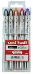 Uniball UB200 Vision Elite R/pen 0.8mm Wallet of 5 Color Asst - Al Masam Stationery LLC