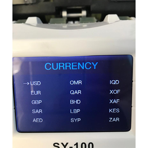 MIRAGE Banknote Counting Machine SY-100 Secondary image
