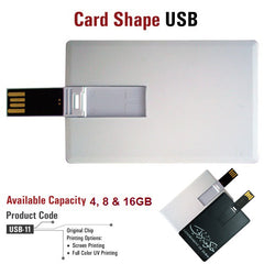 PVC- CARD USB - Al Masam Stationery LLC