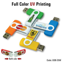 Swivel USBs Full Color UV Printing - Al Masam Stationery LLC