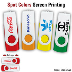 Swivel USBs Full Color UV Printing - Al Masam Stationery LLC