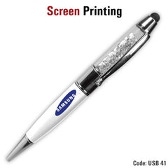 Crystal Touch Screen USB Pen - Al Masam Stationery LLC