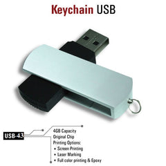 USB Flash Drives Metal Swivel - Al Masam Stationery LLC