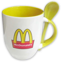 11 OZ Two Tone Mug with Spoon Item No: 170 - Al Masam Stationery LLC