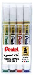 Pentel MW86 White Board Marker Chisel Tip Display of 60 Pcs - Al Masam Stationery LLC