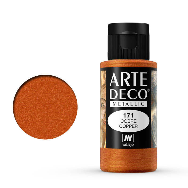 VALLEJO ART DECO 171-60ML. COPPER - Al Masam Stationery LLC Main image