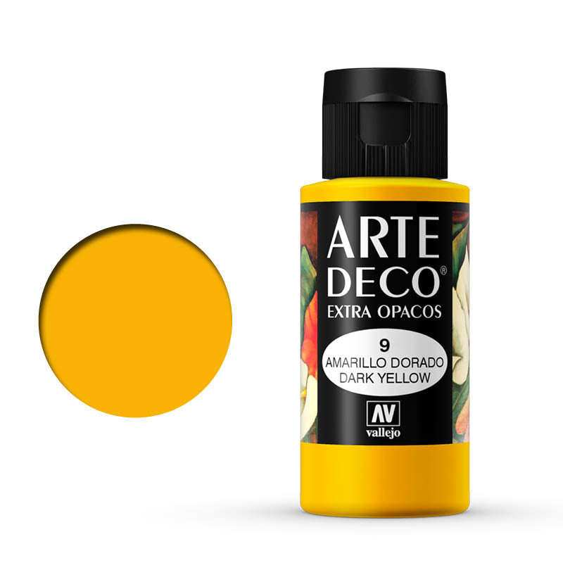 VALLEJO Art Deco 009-60ML. Dark Yellow - Al Masam Stationery LLC