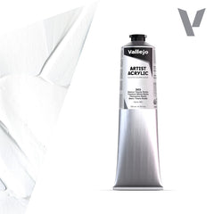 VALLEJO ACRYLIC ARTIST 303: 200 ML. TITANIUM WHITE RUTILE