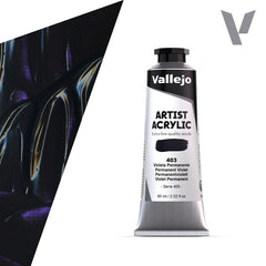 VALLEJO ACRYLIC ARTIST 403: 60 ML. PERMANENT VIOLET