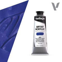 VALLEJO ACRYLIC ARTIST 603: 60 ML. COBALT BLUE DEEP