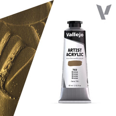 VALLEJO ACRYLIC ARTIST 703: 60 ML. BRONZE