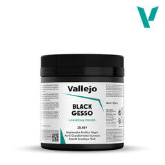VALLEJO COLOR GESSO 491-500ML. BLACK