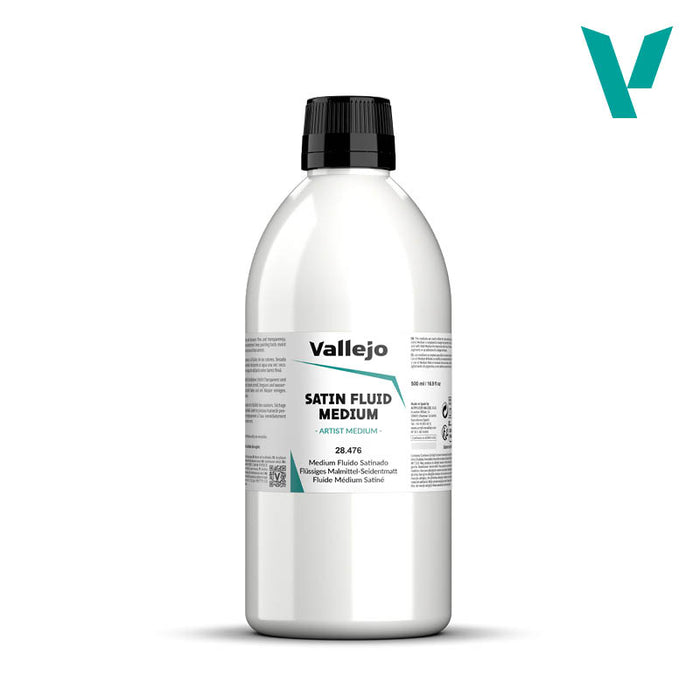 VALLEJO FLUID SATIN MEDIUM 476-500ML - Al Masam Stationery LLC