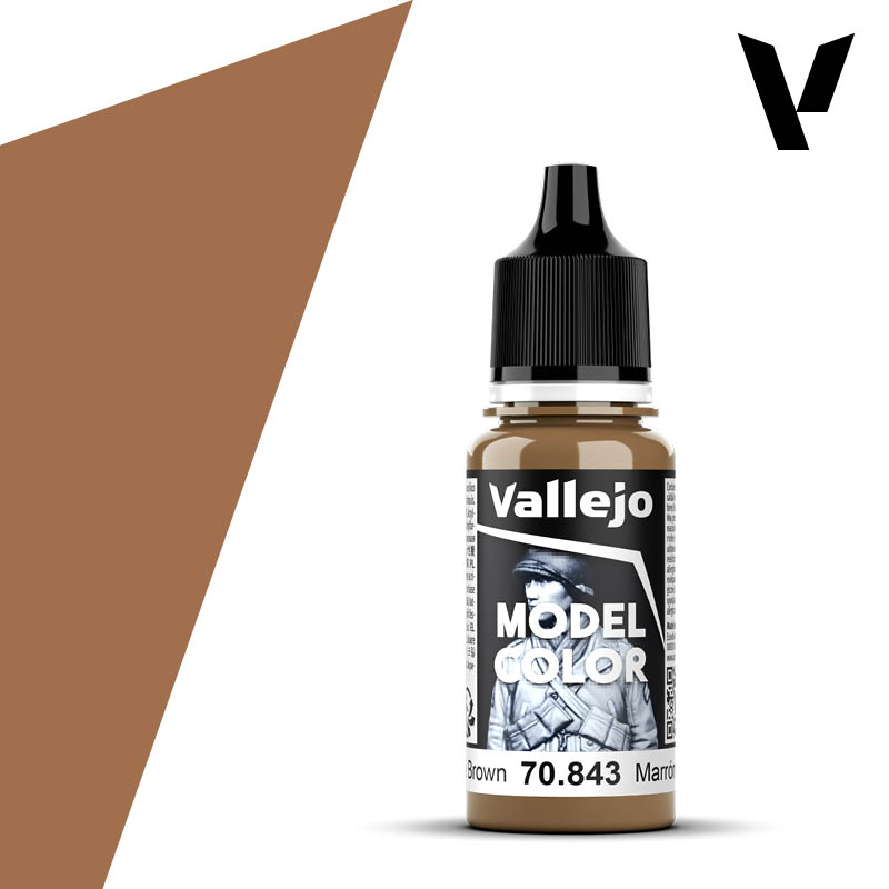 Vallejo 133:MODELCOLOR 843-17ML. CORK BROWN - Al Masam Stationery LLC Main image