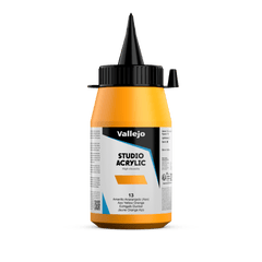 Vallejo STUDIO 13-500ML. AZO YELLOW ORANGE - Al Masam Stationery LLC
