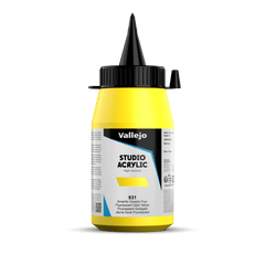 Vallejo ACRYLIC STUDIO FLUO 931-500 ML. FLUORESCENT GOLD YELLOW
