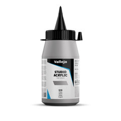 VALLEJO ACRYLIC STUDIO 939-500ML. SILVER
