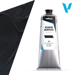 VALLEJO ACRYLIC STUDIO 12:58ML. MARS BLACK