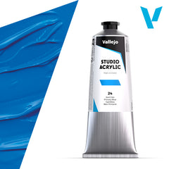 VALLEJO ACRYLIC STUDIO 24:125ML. PRIMARY BLUE