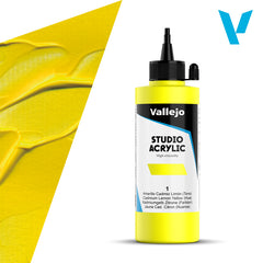 Vallejo ACRYLIC STUDIO 1: 200 ML. CADMIUM LEMON YELLOW (HUE)