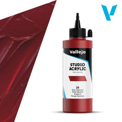 VALLEJO ACRYLIC STUDIO 26: 200 ML. ROSE MADDER
