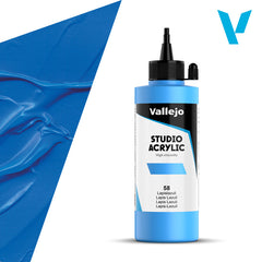 VALLEJO ACRYLIC STUDIO 58: 200 ML. LAPIS LAZULI - Al Masam Stationery LLC