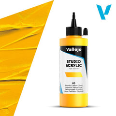 VALLEJO ACRYLIC STUDIO 60: 200 ML. CADMIUM YELLOW (HUE)