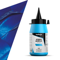 Vallejo ACRYLIC STUDIO FLUO 936-500 ML. FLUORESCENT BLUE
