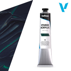 Vallejo ACRYLIC STUDIO 6:58ML. PHTHALO GREEN