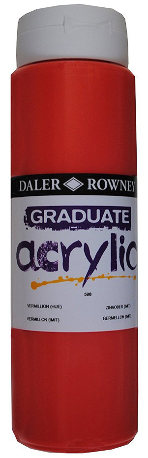 Daler Rowney Graduate Acrylic Color VERMILION - Al Masam Stationery LLC