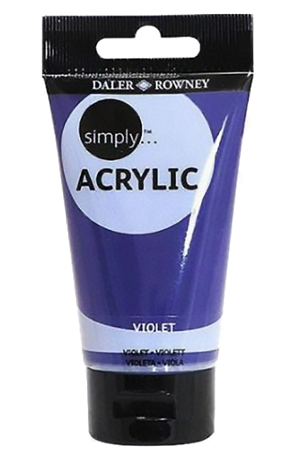 Daler Rowney Simply Acrylic Color VIOLET - Al Masam Stationery LLC