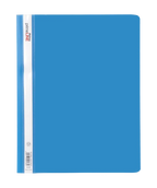 Atlas Thick PP A4 Flat File With Pocket Blue