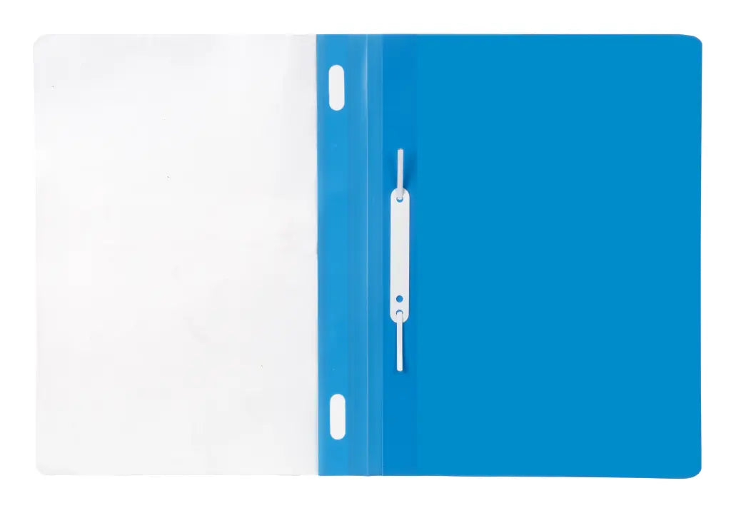 Atlas Thick PP A4 Flat File With Pocket Blue