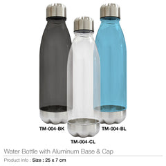 AMS-TM-004 - Water bottle with Aluminium base and Cap - Al Masam Stationery LLC