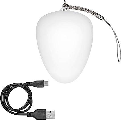 LED HANDBAG LIGHT RECHARGEABLE OVAL WITH IR SENSOR -WHITE - Al Masam Stationery LLC