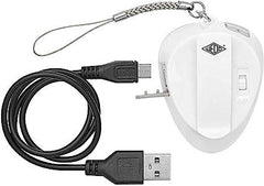 LED HANDBAG LIGHT RECHARGEABLE OVAL WITH IR SENSOR -WHITE - Al Masam Stationery LLC