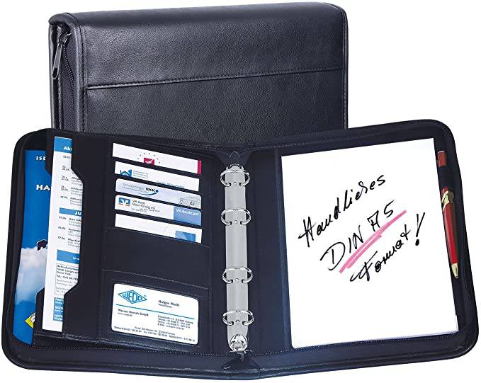 CONFERENCE FOLDER A5 BLACK- WITHOUT CAC. - Al Masam Stationery LLC Main image
