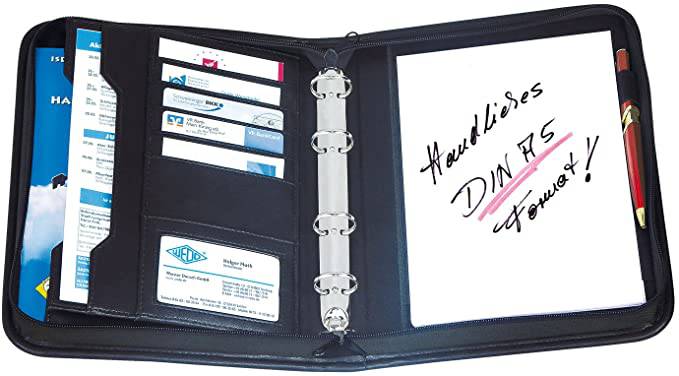 CONFERENCE FOLDER A5 BLACK- WITHOUT CAC. Secondary image