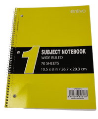 Enlivo 1 Subject Notebook