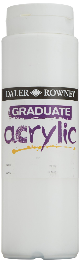 Daler Rowney Graduate Acrylic Color WHITE - Al Masam Stationery LLC