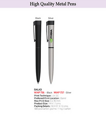 AMS- WIAP 756 BALAD Aluminium BallPen - Al Masam Stationery LLC