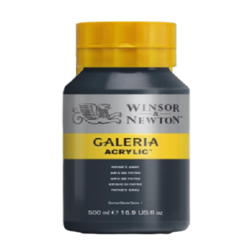 Winsor and Newton - Galeria Acrylic Colour - 500ml - Paynes Grey - Al Masam Stationery LLC Main image