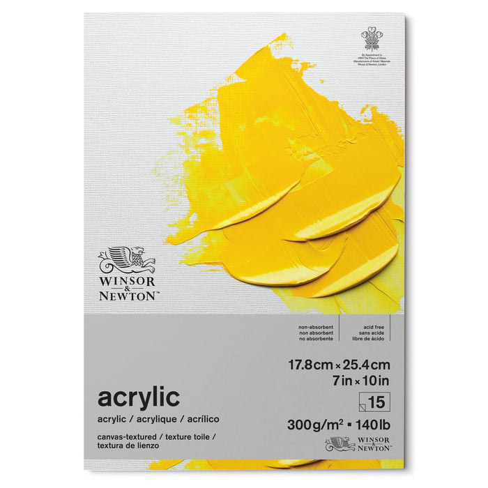 Winsor and Newton - Galeria Acrylic Pad - 10 x 7" 300gsm - Al Masam Stationery LLC -  - 