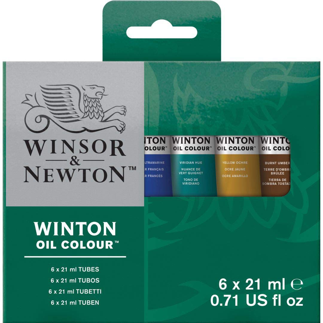 Winsor & Newton 37ml Oil Colour Starter Tubes Set - Al Masam Stationery LLC Main image