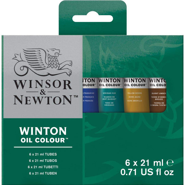 Winsor & Newton 37ml Oil Colour Starter Tubes Set - Al Masam Stationery LLC